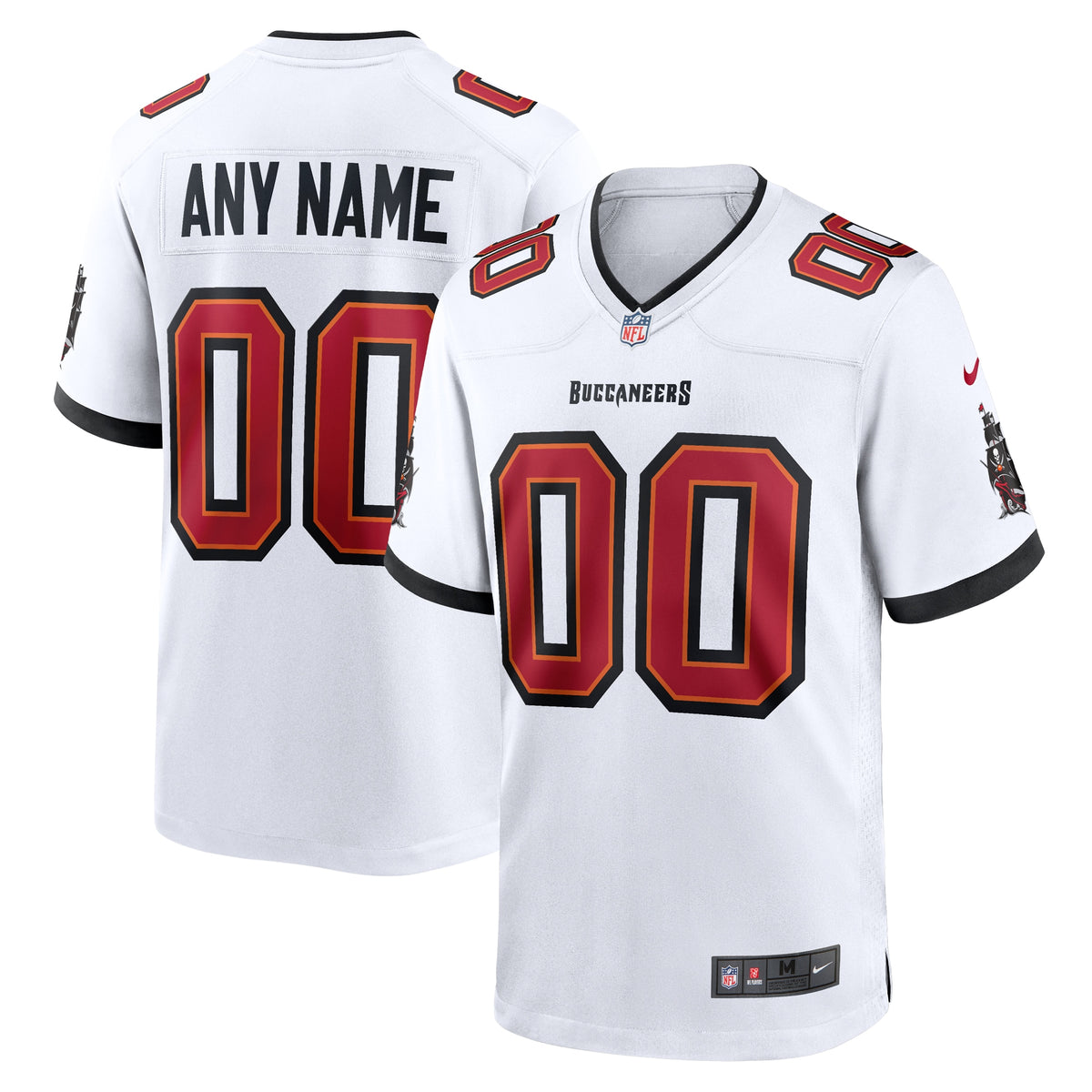 Nike Tampa Bay Buccaneers Custom Game Jersey   White