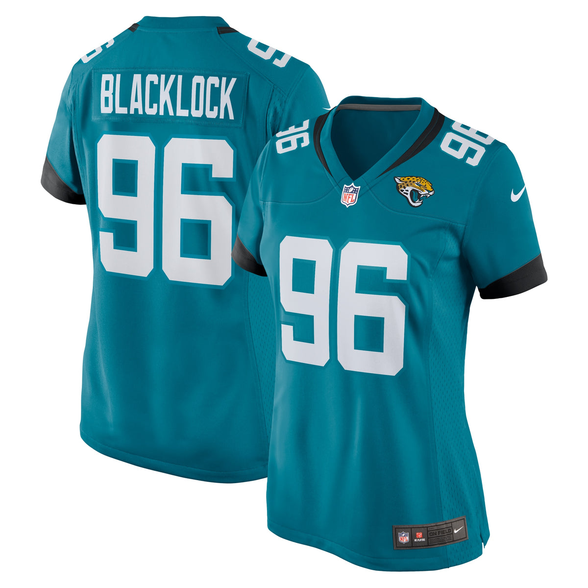 Ross Blacklock Jacksonville Jaguars Nike Women s Team Game Jersey    Teal
