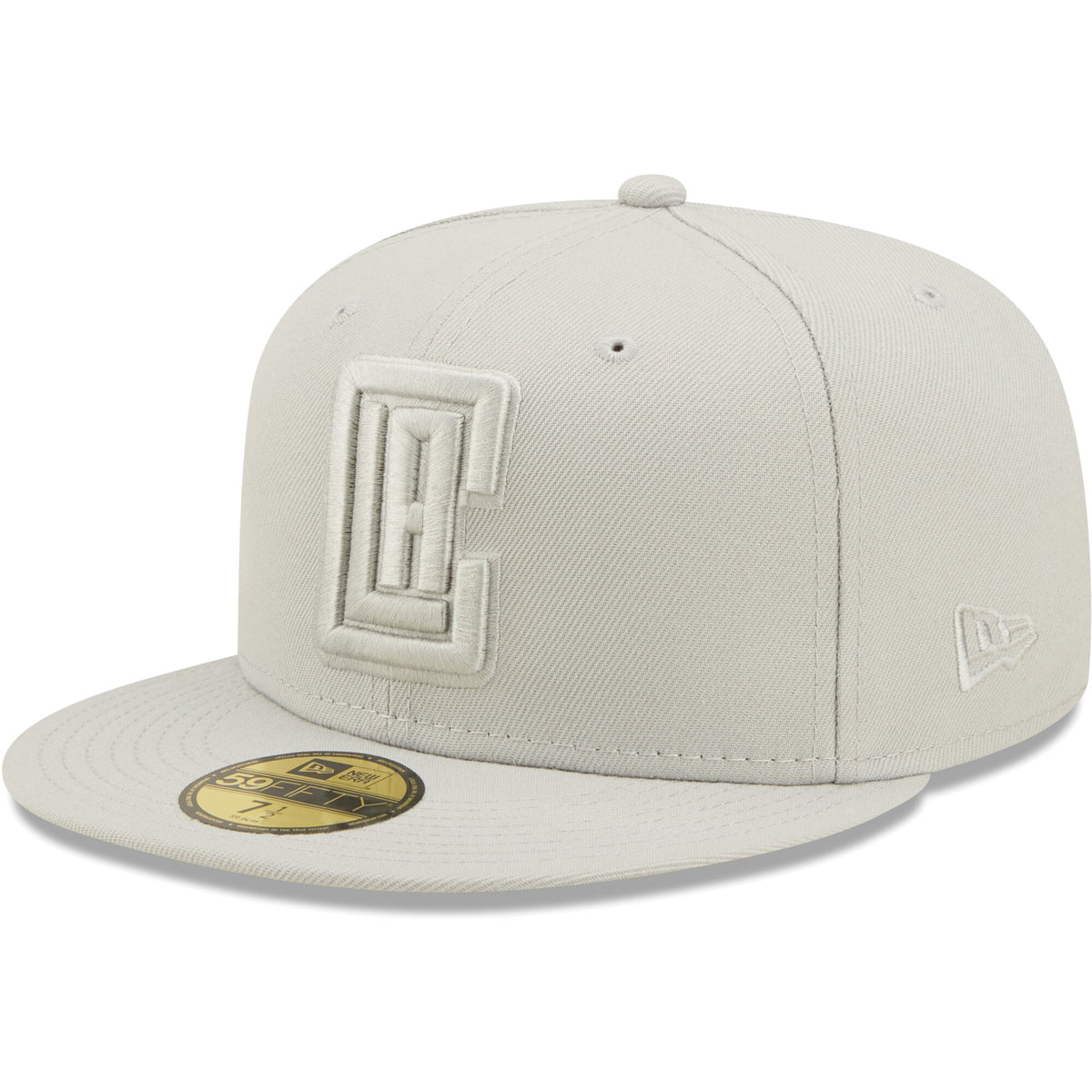 LA Clippers New Era Logo Color Pack 59FIFTY Fitted Hat - Gray