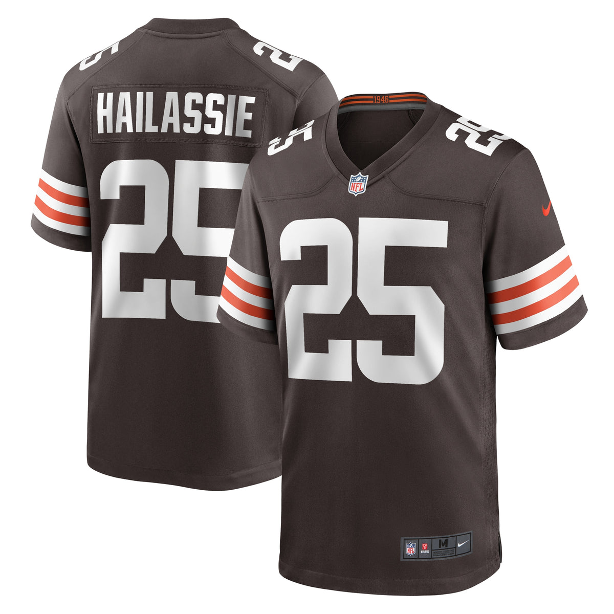 Kahlef Hailassie Cleveland Browns Nike Team Game Jersey    Brown