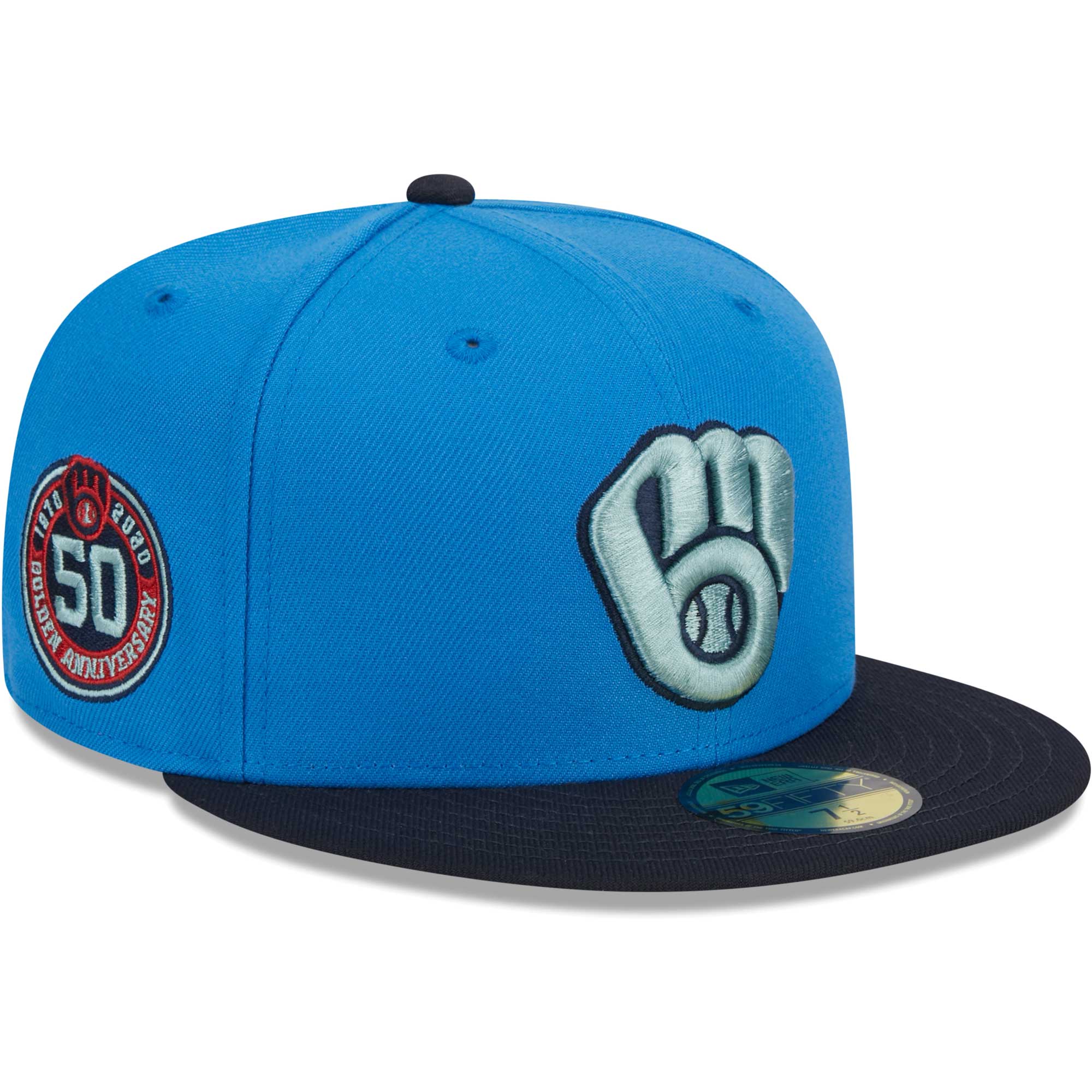 Milwaukee Brewers New Era 59FIFTY Fitted Hat - Royal