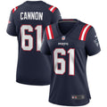 Women s Nike Marcus Cannon Navy New England Patriots Game Jersey