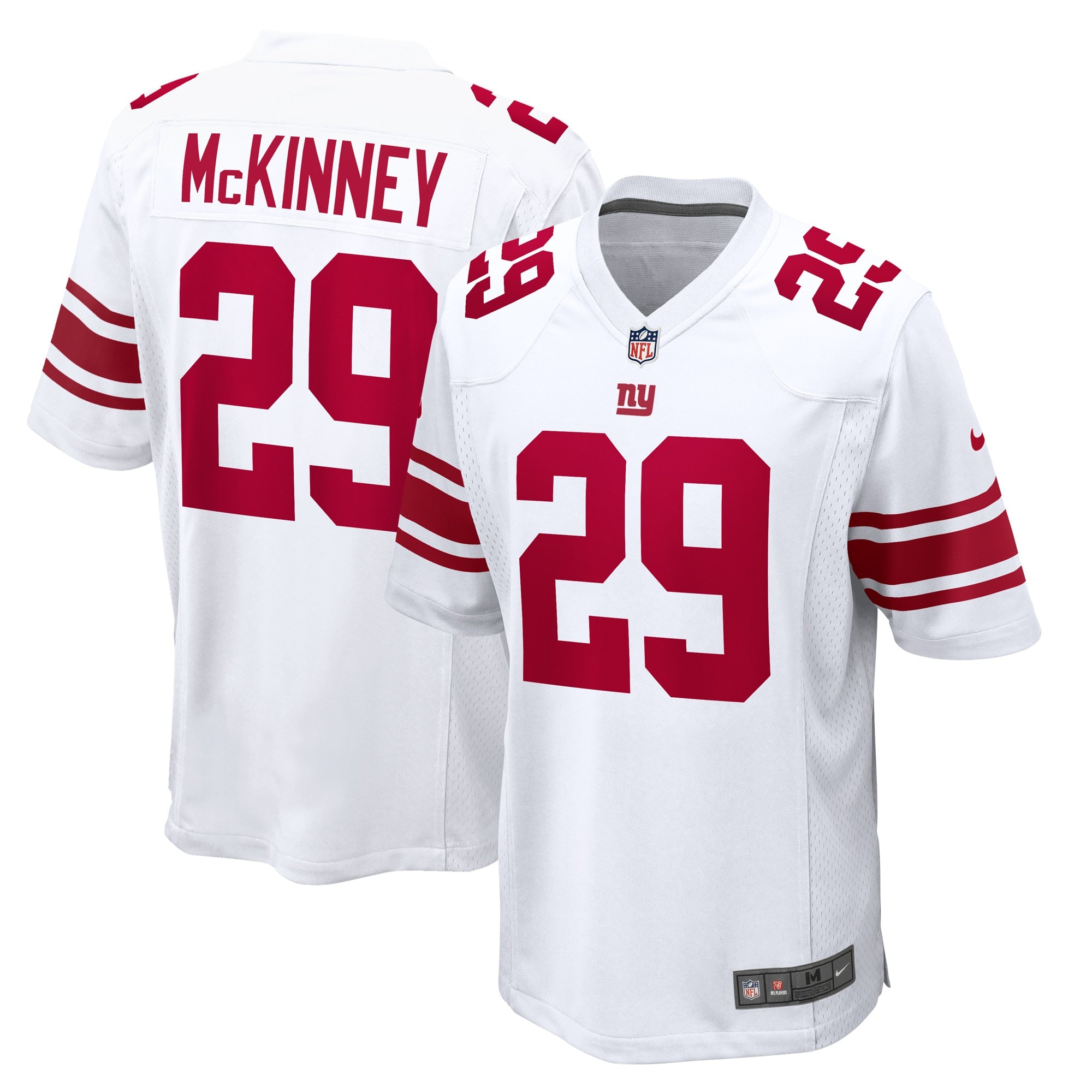 Xavier McKinney New York Giants Nike Away Game Player Jersey White