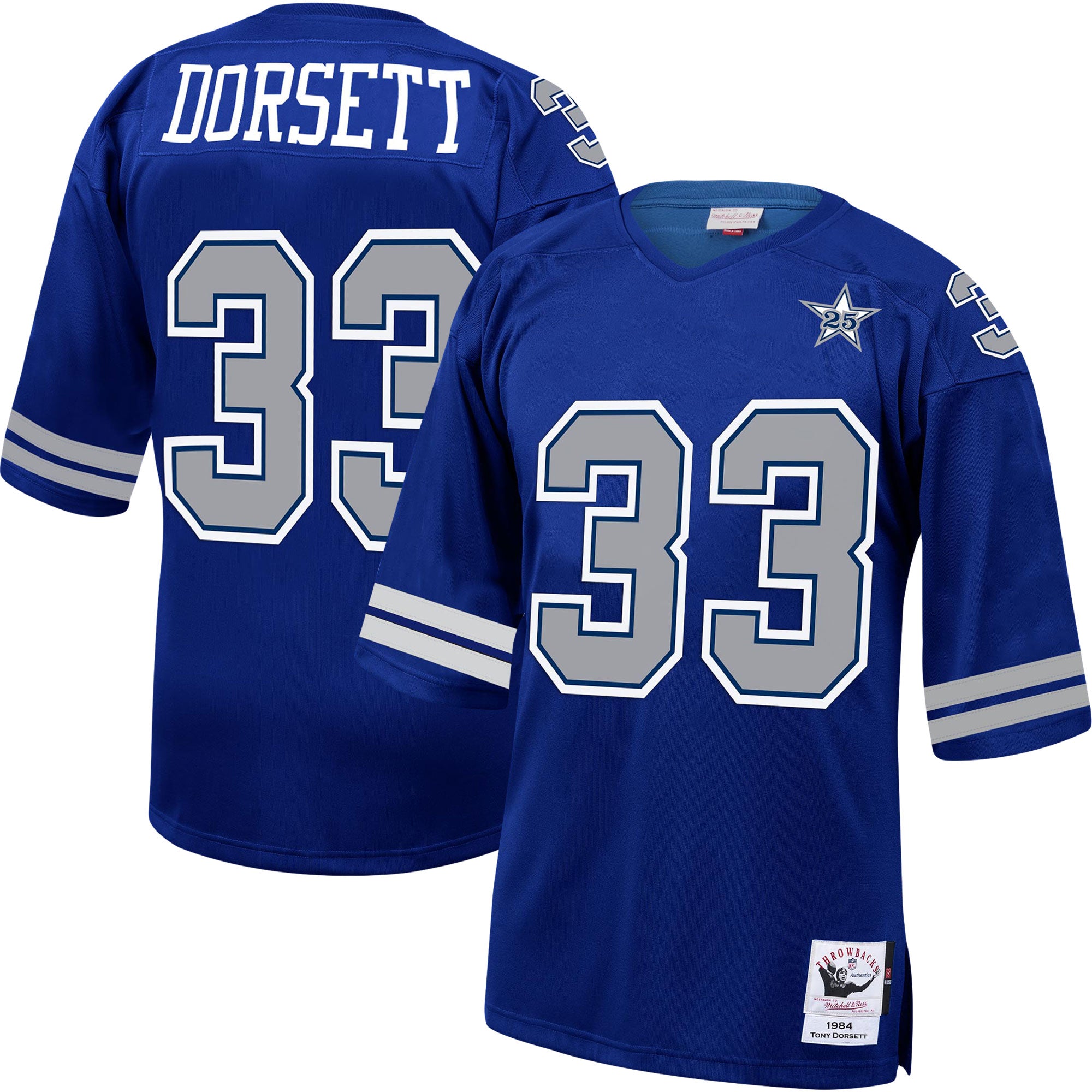 Tony Dorsett Dallas Cowboys Mitchell   Ness 1984 Authentic Retired Player Jersey   Royal