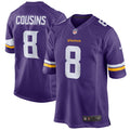 Kirk Cousins Minnesota Vikings Nike Youth Game Jersey   Purple