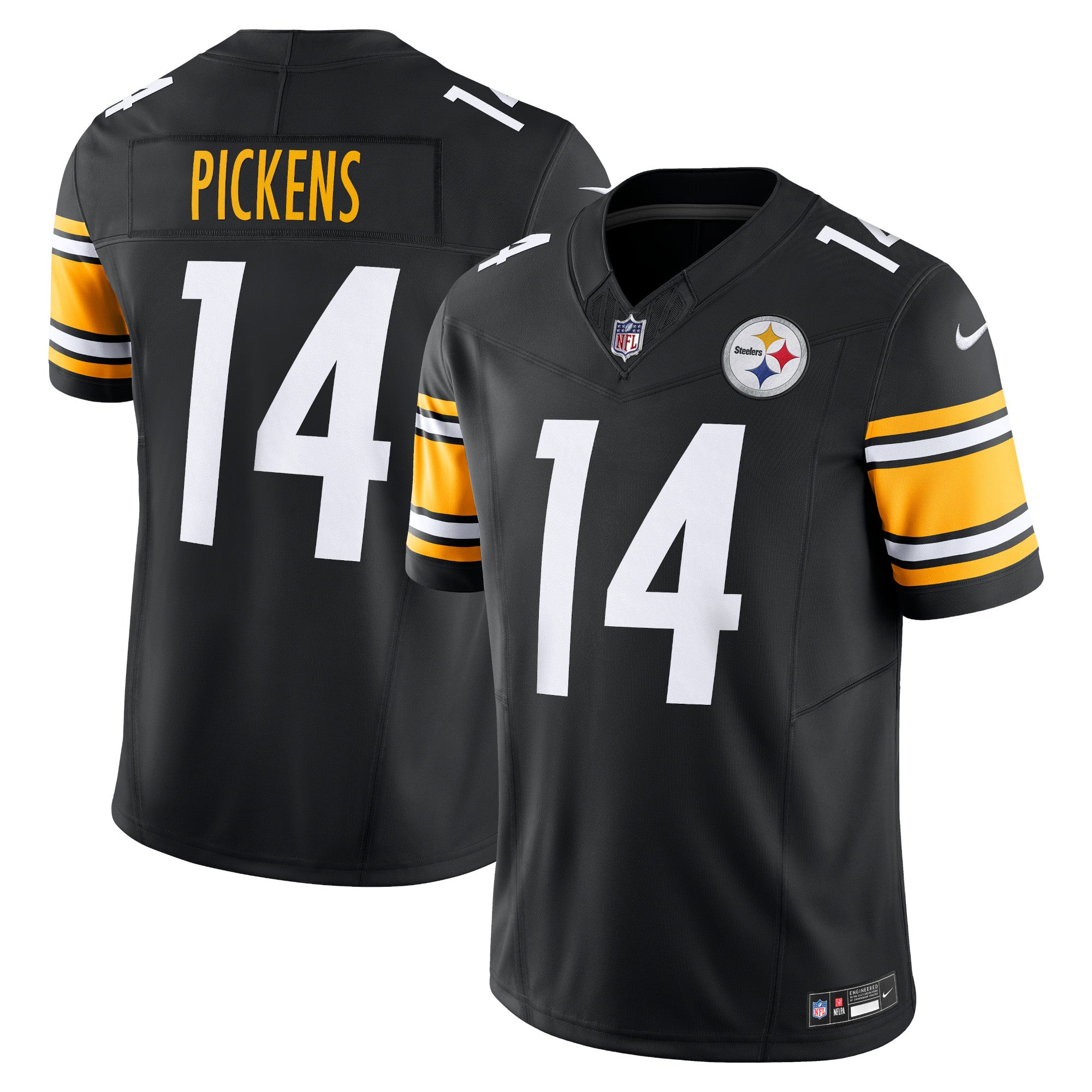 George Pickens Pittsburgh Steelers Nike Vapor F.U.S.E. Limited Jersey   Black