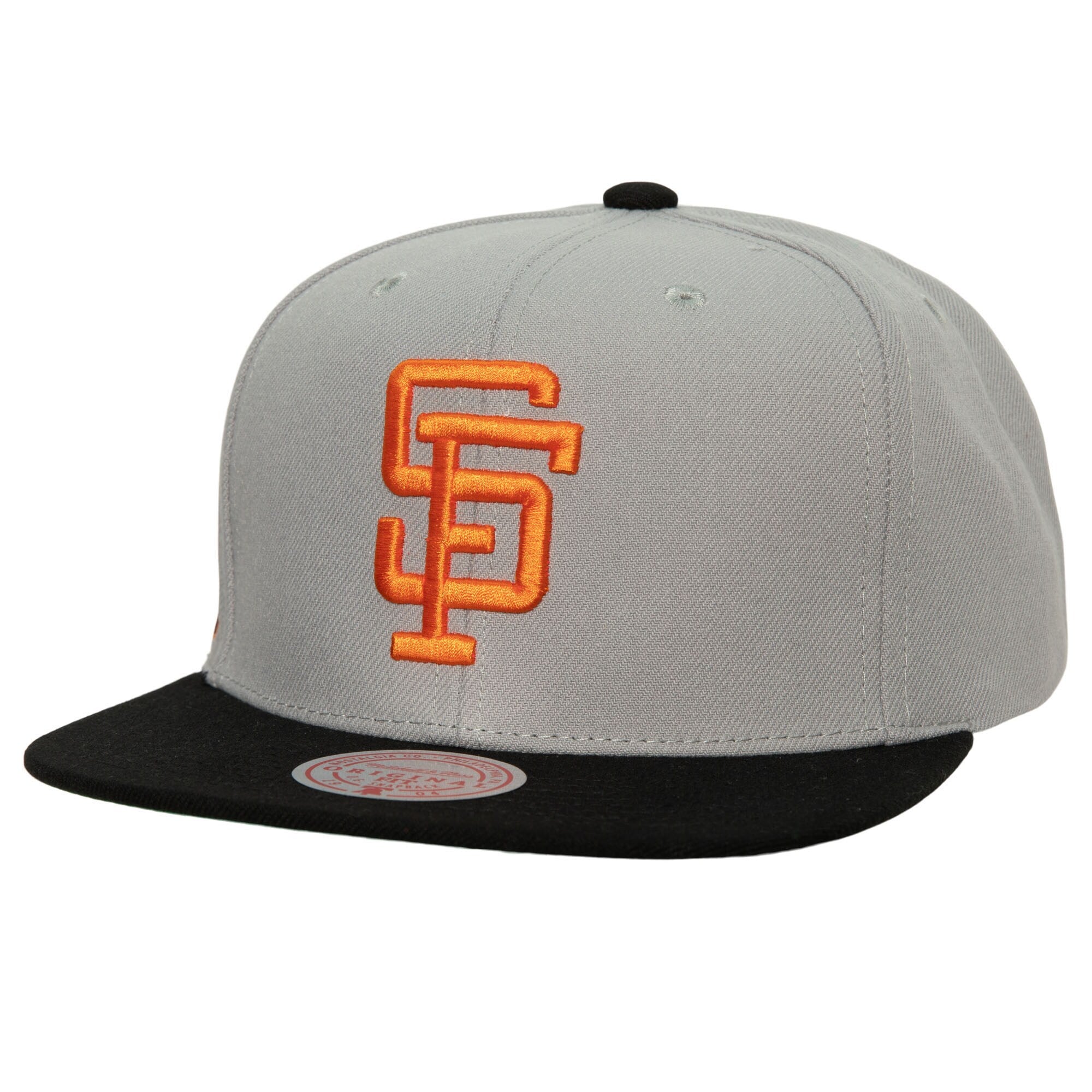 San Francisco Giants Mitchell & Ness Cooperstown Collection Away Snapback Hat - Gray