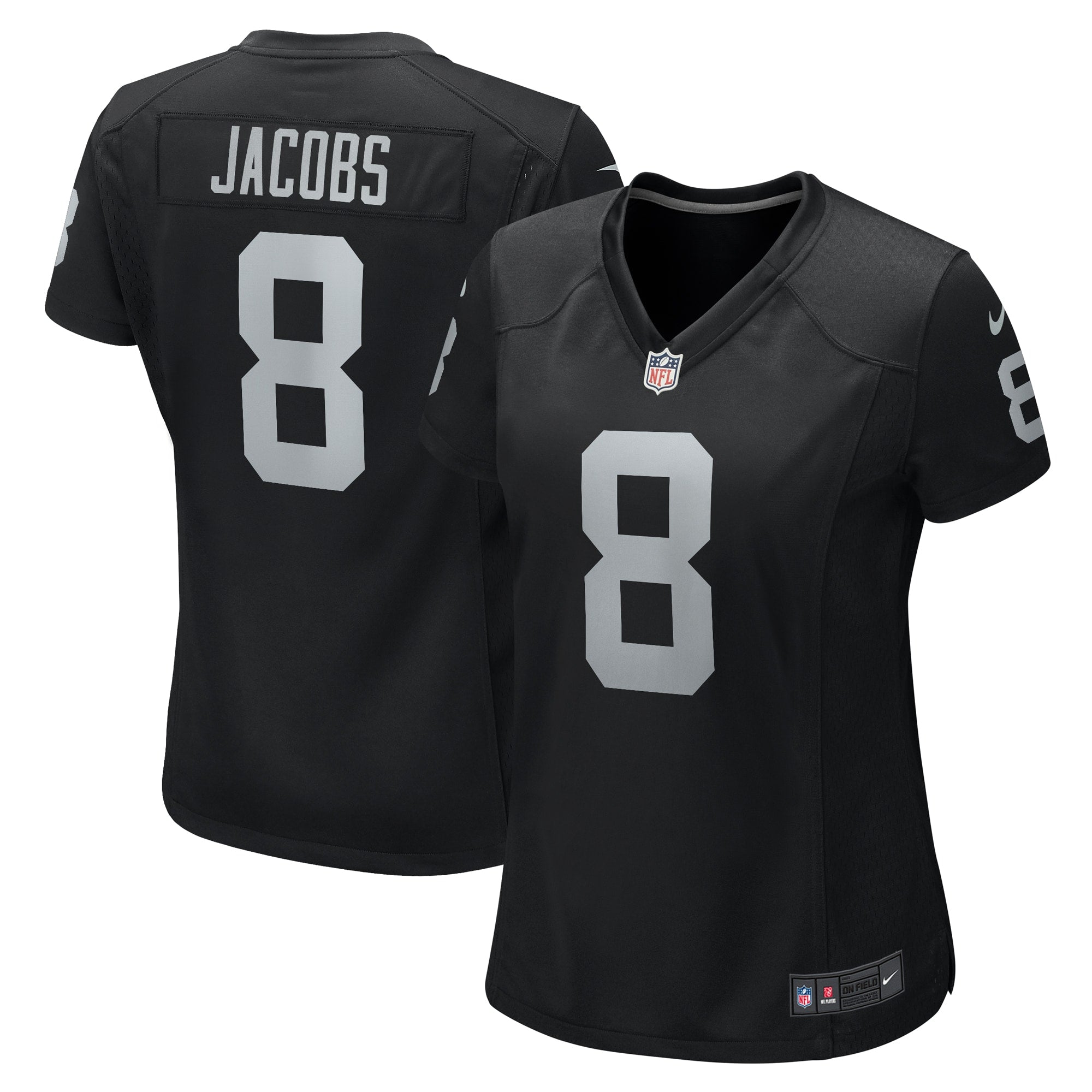 Josh Jacobs Las Vegas Raiders Nike Women s Game Player Jersey   Black