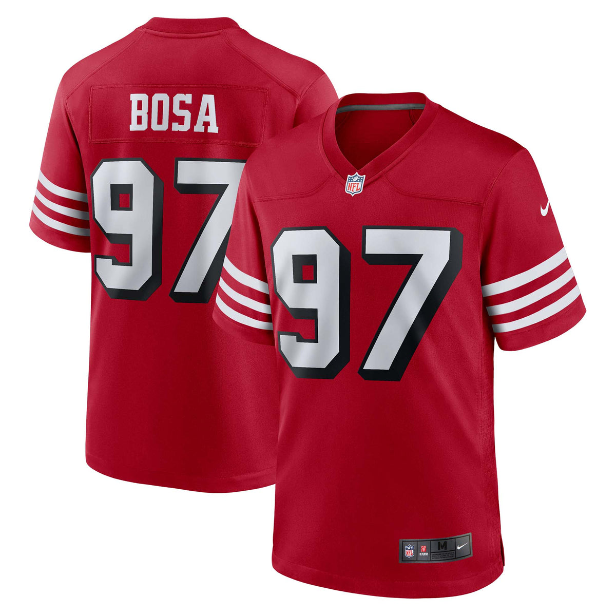 Nick Bosa San Francisco 49ers Nike Alternate Game Jersey   Scarlet