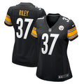 Women s Nike Elijah Riley Black Pittsburgh Steelers Game Player Jersey