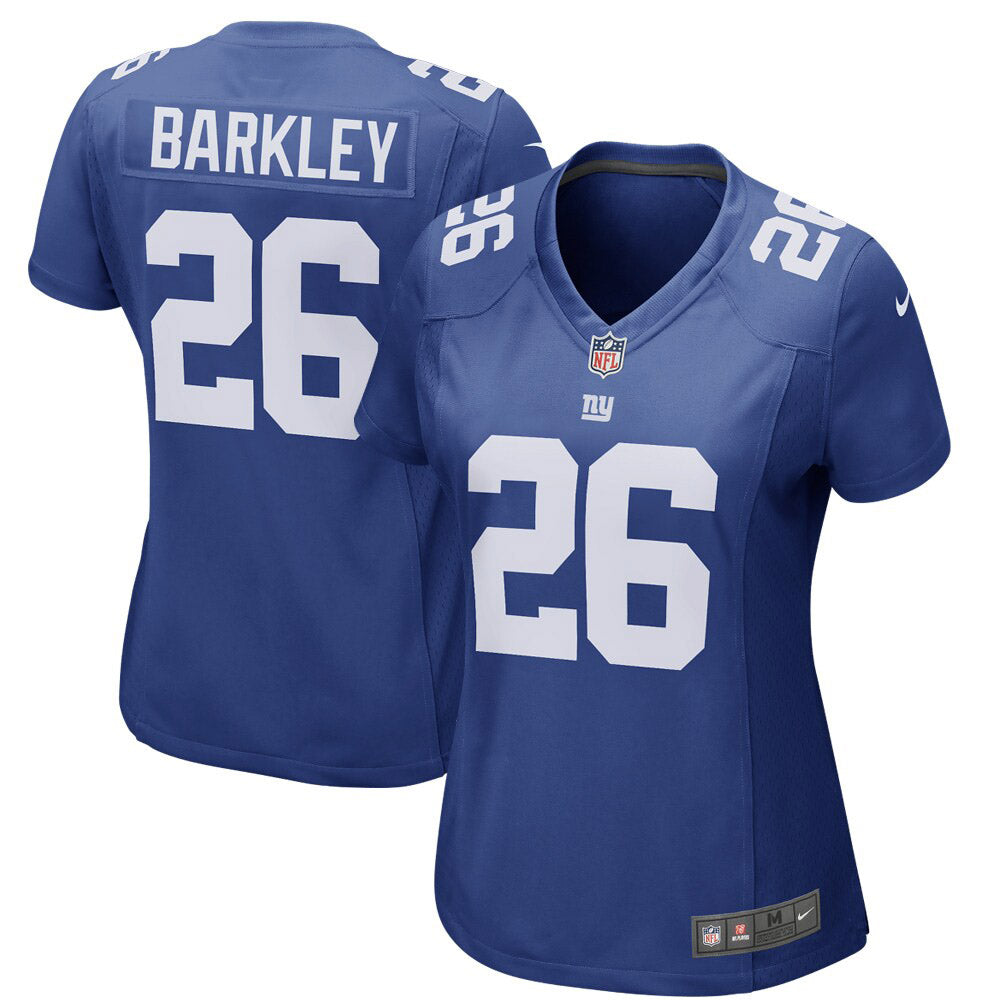 Women s New York Giants Saquon Barkley Player Jersey Royal