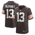 Men s Nike Corey Bojorquez Brown Cleveland Browns Game Jersey