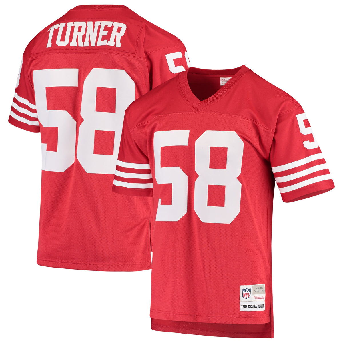Keena Turner San Francisco 49ers Mitchell   Ness 1982 Replica Legacy Throwback Player Jersey   Scarlet