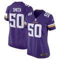 TJ Smith Minnesota Vikings Nike Women s Home Game Player Jersey   Purple
