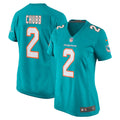 Women s Miami Dolphins Bradley Chubb Game Jersey   Aqua