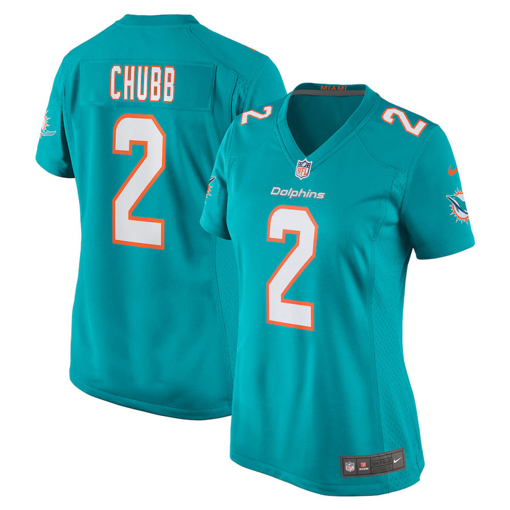 Women s Miami Dolphins Bradley Chubb Game Jersey   Aqua