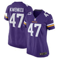 Women s Nike William Kwenkeu Purple Minnesota Vikings Home Game Player Jersey