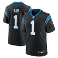 Number 1 Dad Carolina Panthers Nike Game Jersey   Black
