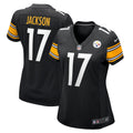 Women s Nike William Jackson Black Pittsburgh Steelers Game Player Jersey