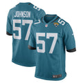 Caleb Johnson Jacksonville Jaguars Nike Game Player Jersey   Teal