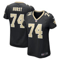 Women s Nike James Hurst Black New Orleans Saints Game Jersey