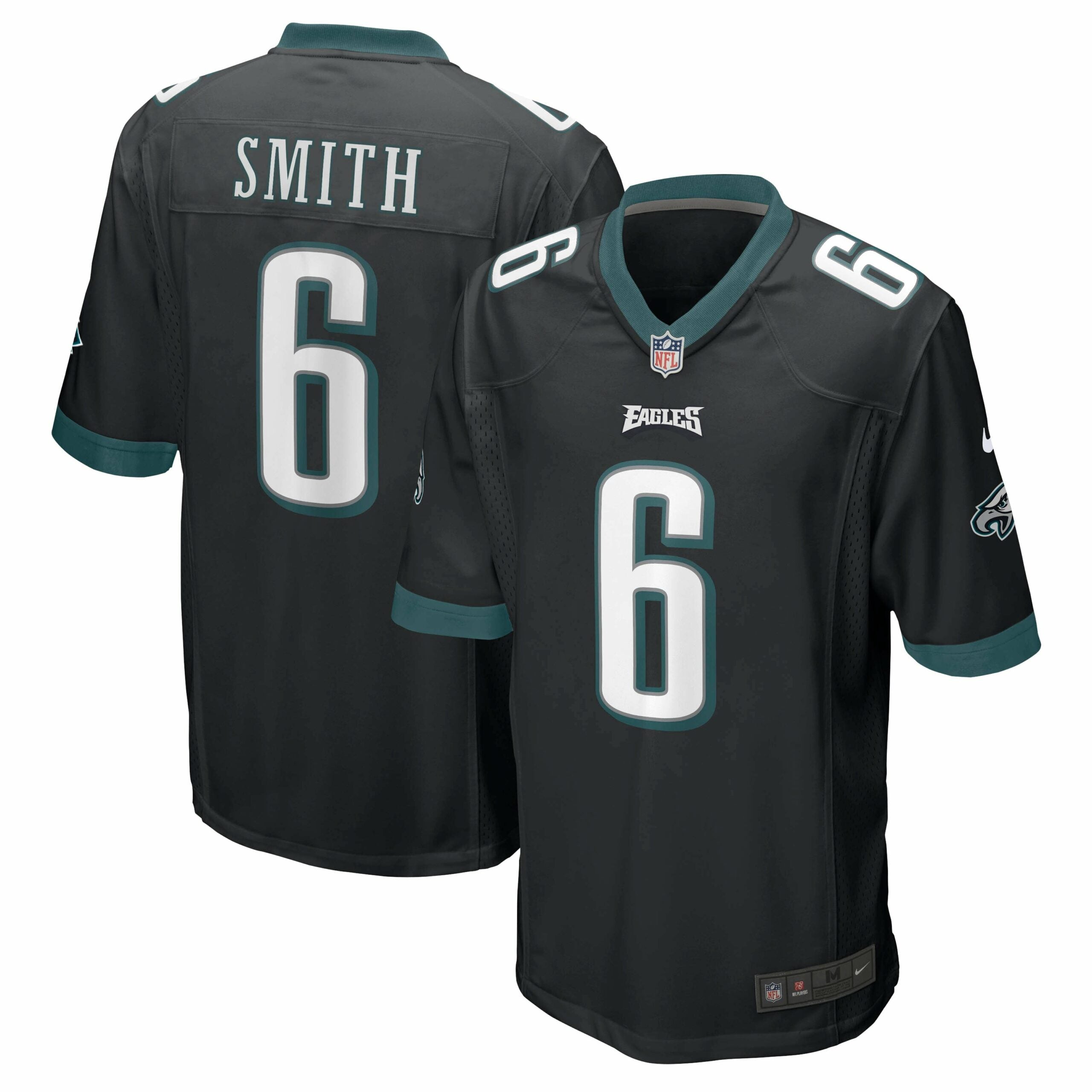 Men s Nike DeVonta Smith Black Philadelphia Eagles Game Jersey