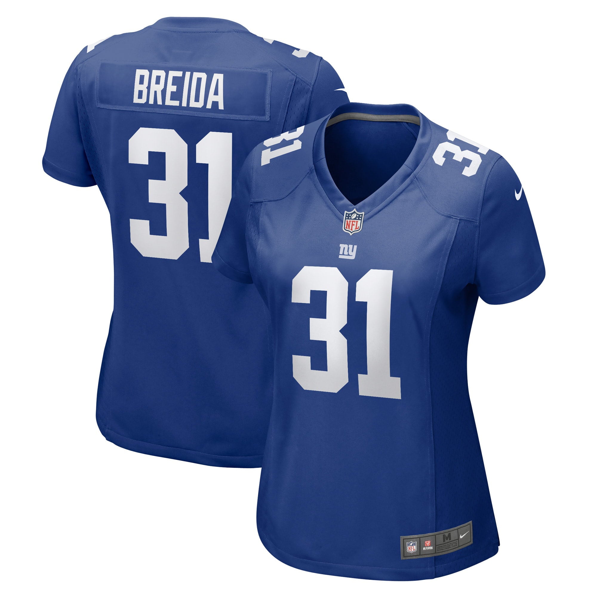 Women s Nike Matt Breida Royal New York Giants Game Jersey