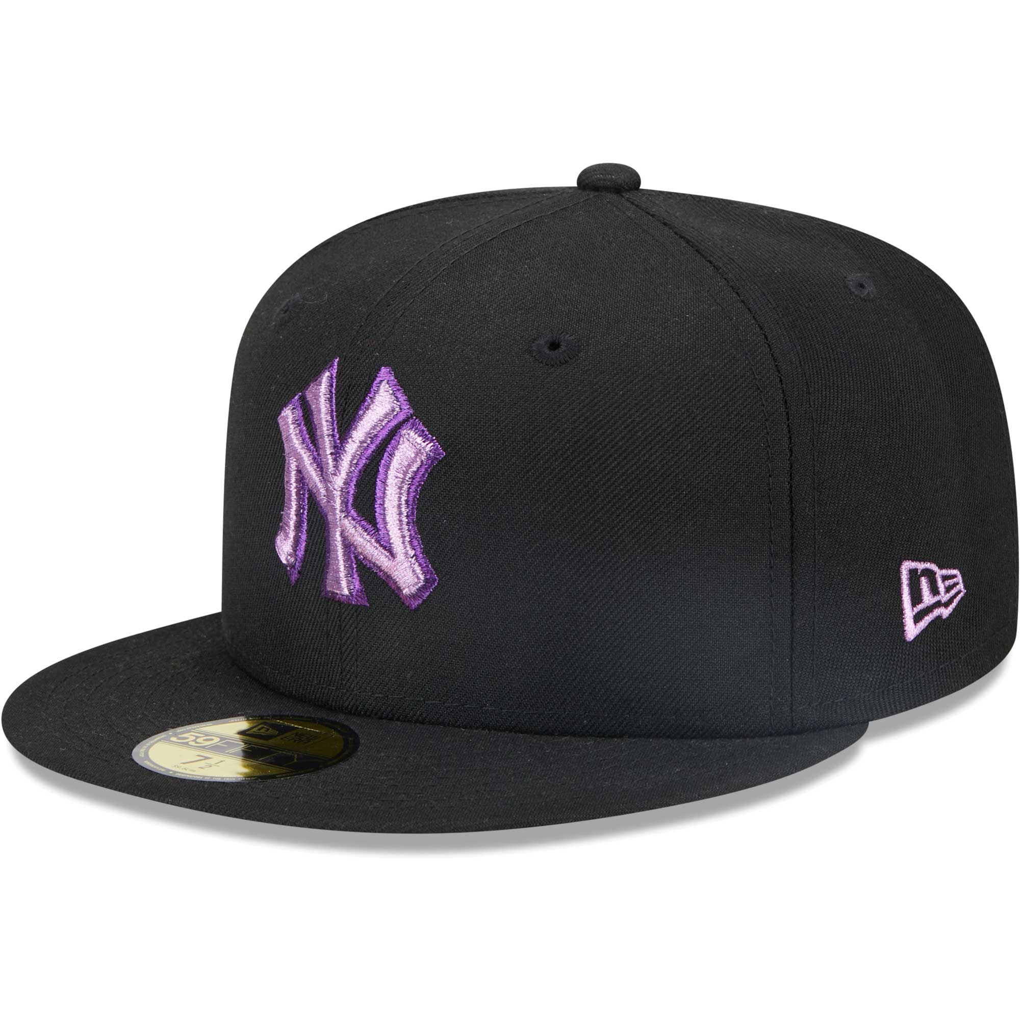 New York Yankees New Era Metallic Pop 59FIFTY Fitted Hat - Black