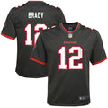 Tom Brady Tampa Bay Buccaneers Nike Youth Alternate Game Jersey   Pewter
