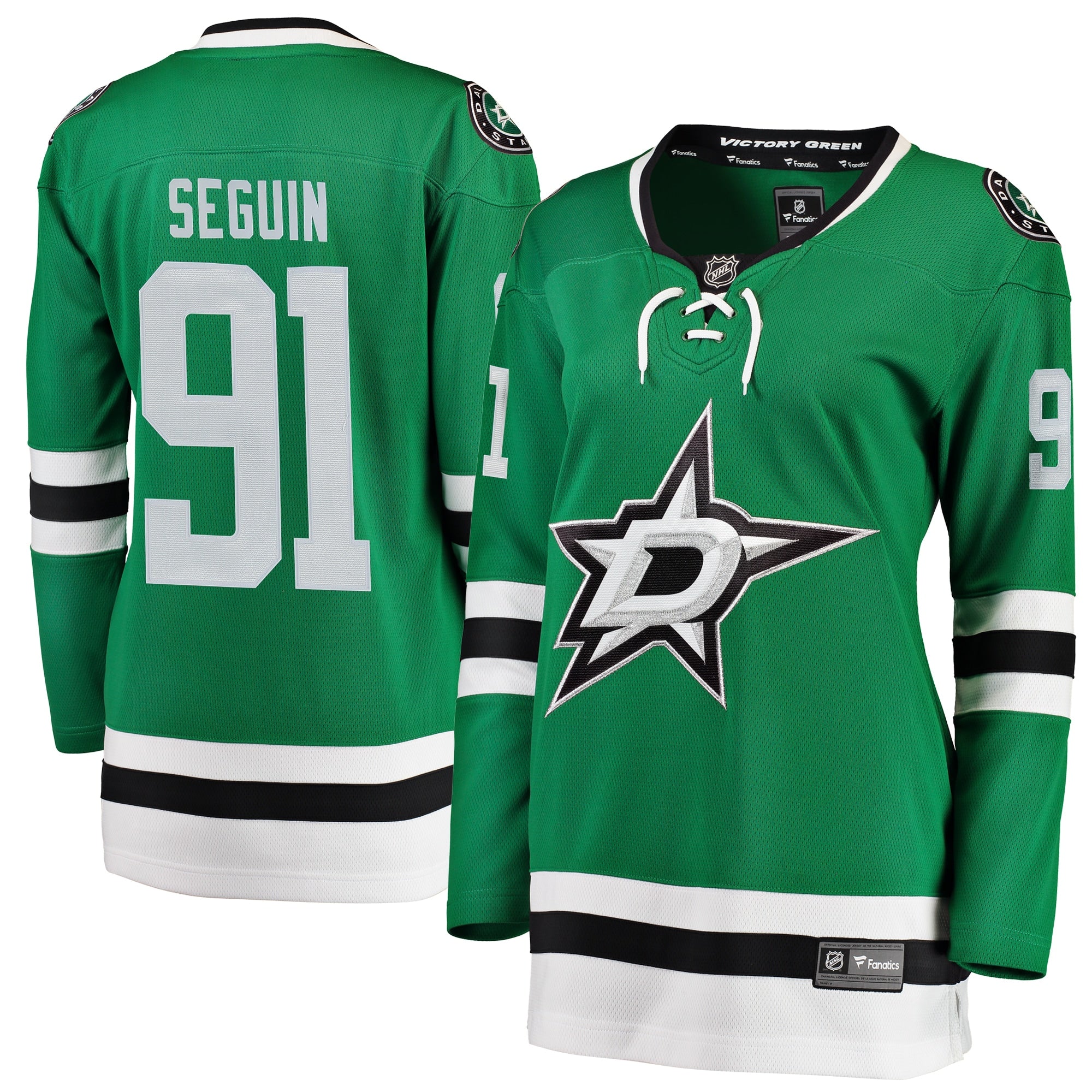 Tyler Seguin Dallas Stars Fanatics Branded Women's Home Breakaway Player Jersey - Green