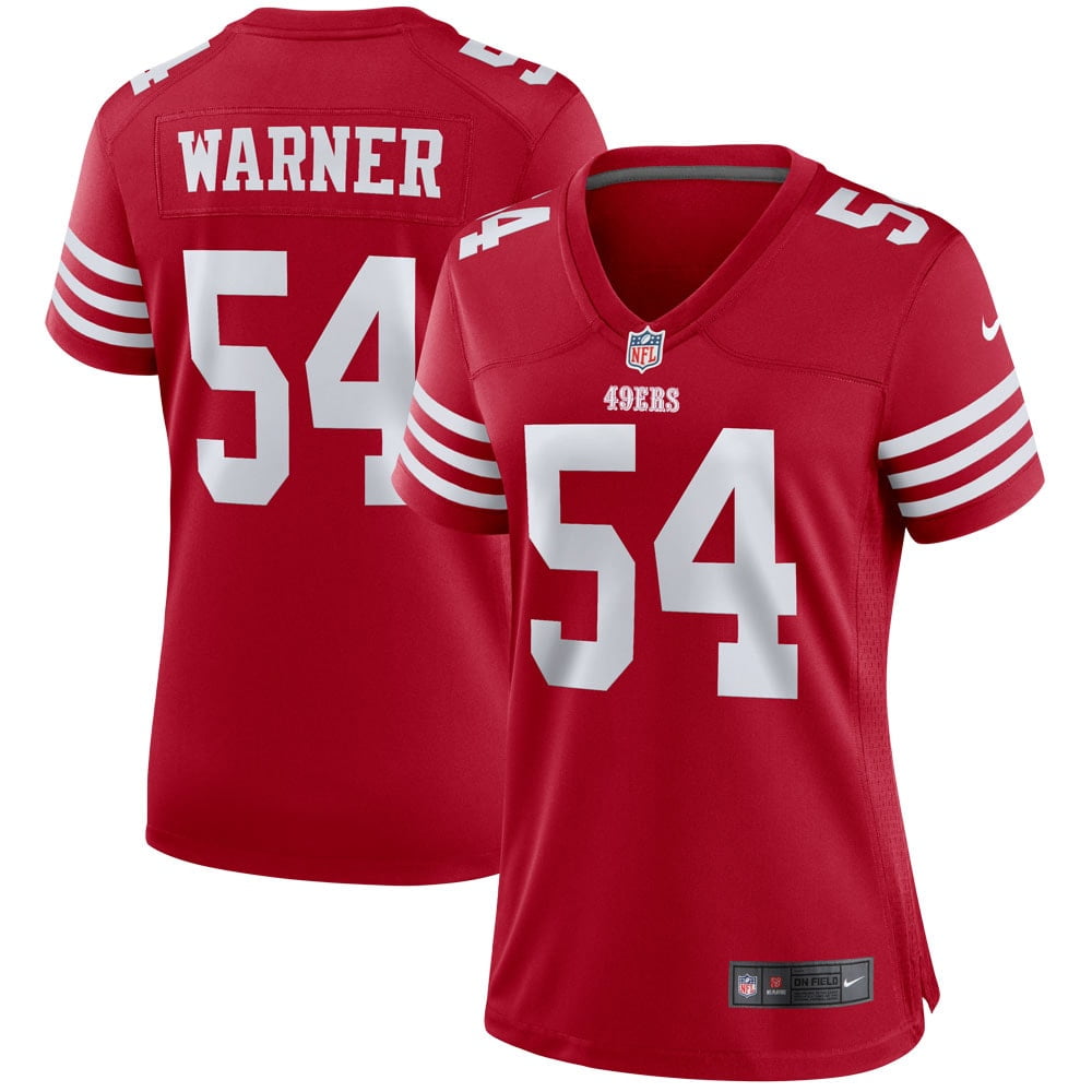 Women s Nike Fred Warner Scarlet San Francisco 49ers Player Game Jersey