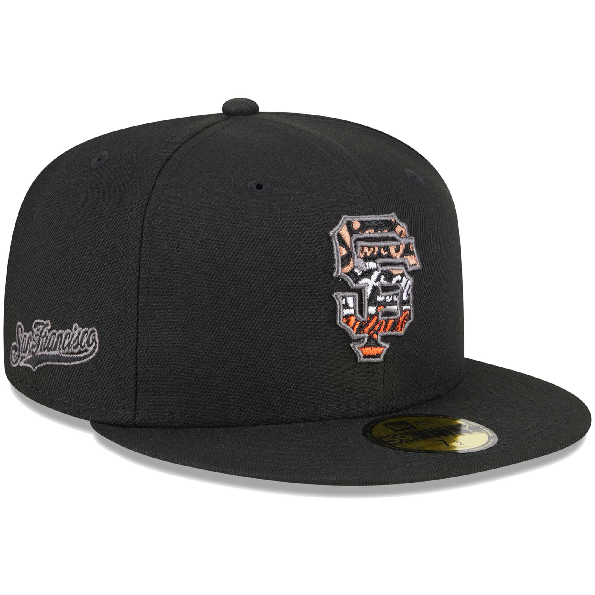 San Francisco Giants New Era Script Fill 59FIFTY Fitted Hat - Black