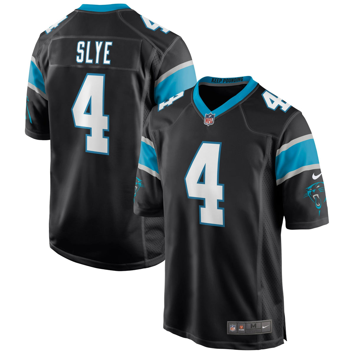 Joey Slye Carolina Panthers Nike Game Jersey   Black