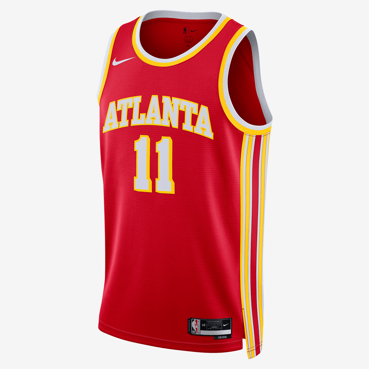 Atlanta Hawks, NBA Jerseys Icon Edition 2022/23 Nike Dri-FIT NBA Swingman Jersey - University Red