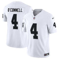 Men s Las Vegas Raiders  Aidan O Connell White 2023 F.U.S.E Vapor Untouchable Stitched Jerseys