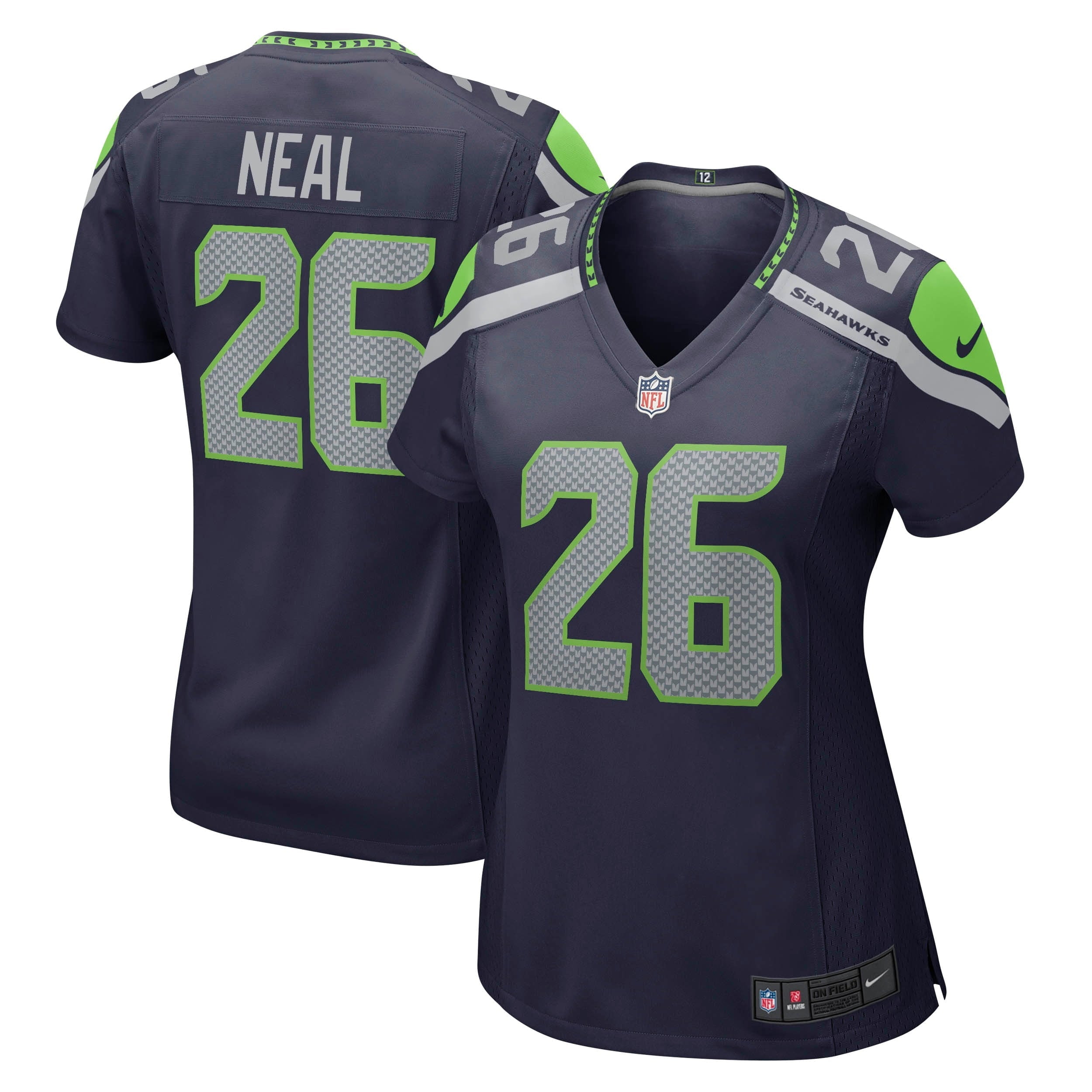 Women s Nike Ryan Neal College Navy Seattle Seahawks Player Game Jersey