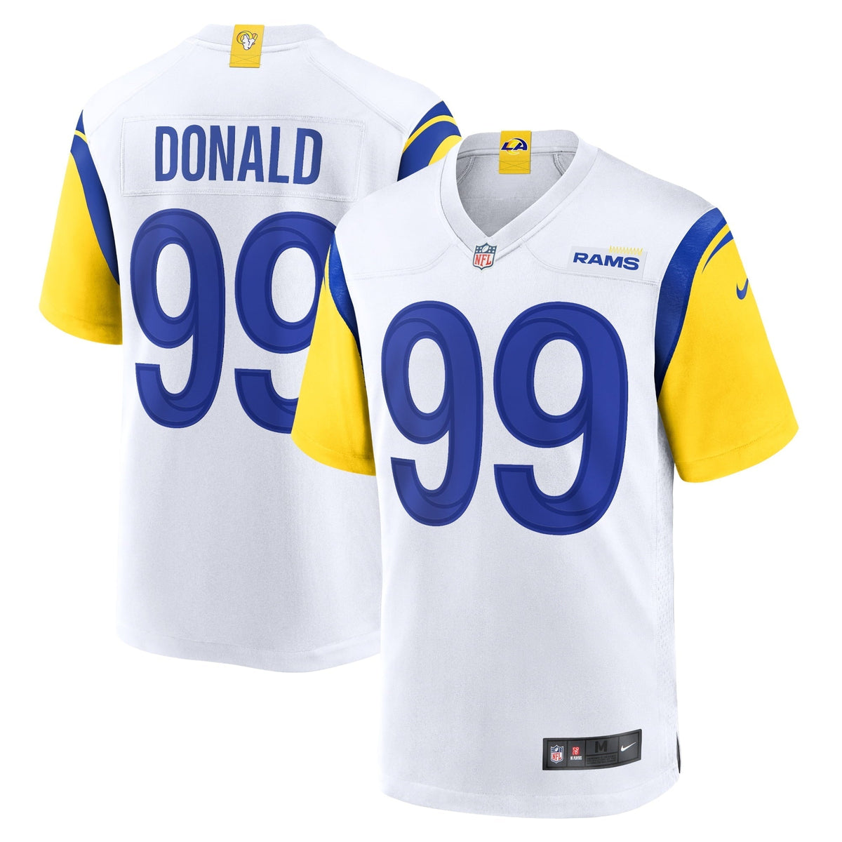 Men s Nike Aaron Donald White Los Angeles Rams Alternate Player Game Jersey