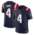 Men s New England Patriots Bailey Zappe Navy 2023 F.U.S.E. Vapor Limited Stitched Jersey