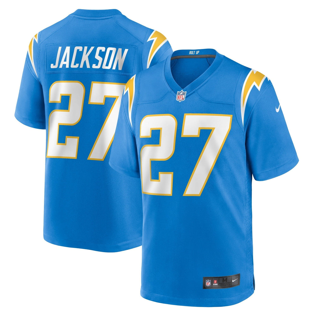 Men s Nike J.C. Jackson Powder Blue Los Angeles Chargers Game Jersey