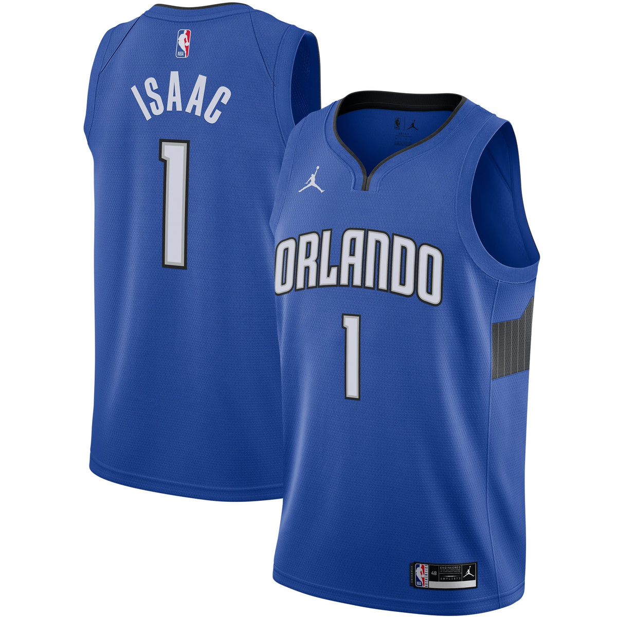 Jonathan Isaac Orlando Magic Jordans Brand 2020/21 Swingman Jersey - Statement Edition - Blue