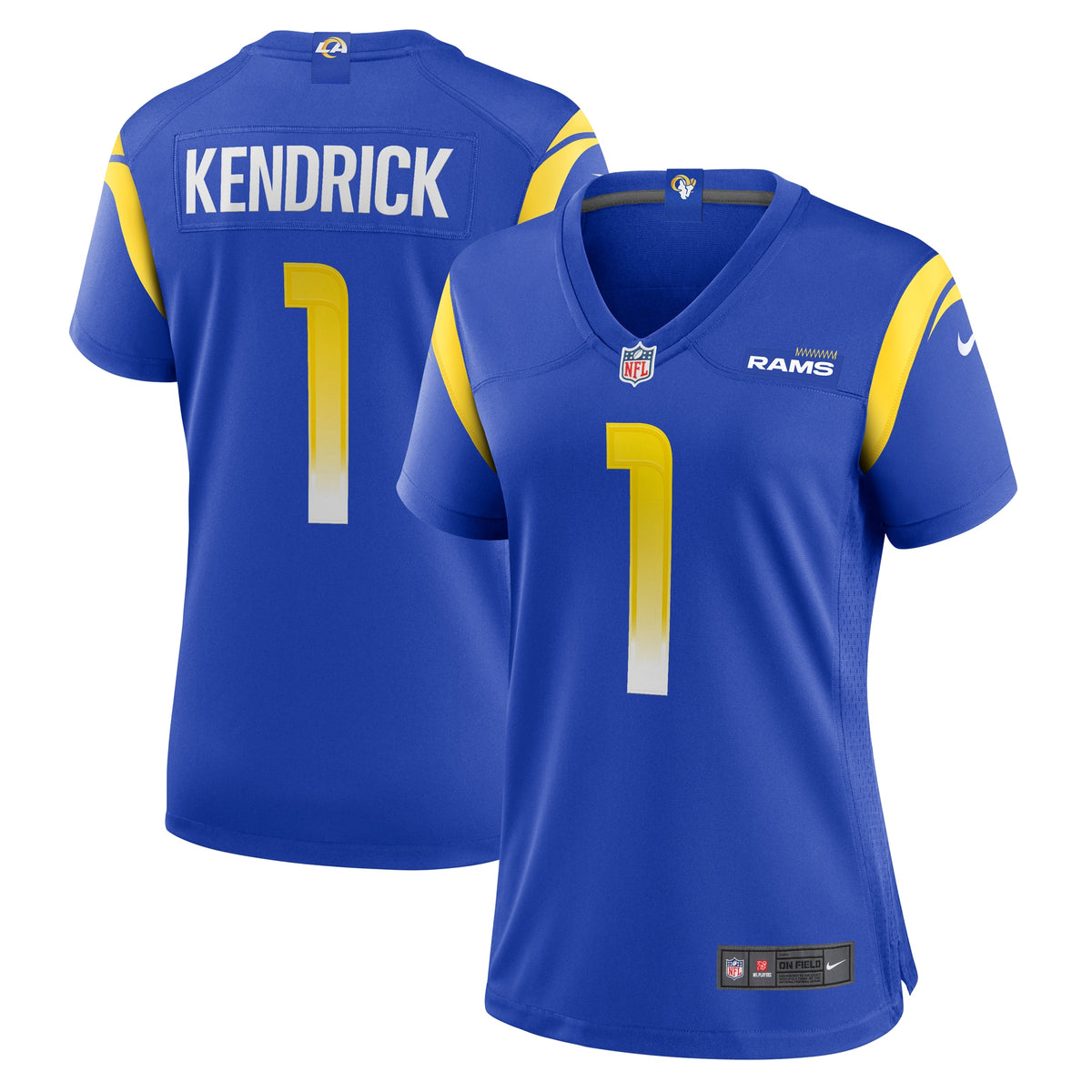Derion Kendrick Los Angeles Rams Nike Women s Home Game Jersey   Royal
