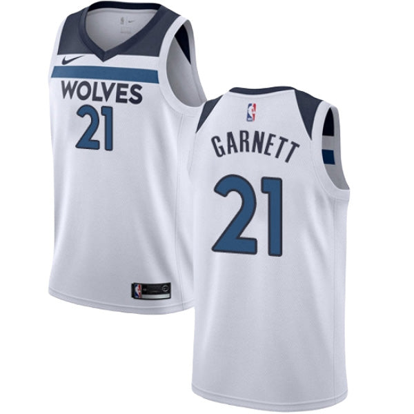 Men's Minnesota Timberwolves Kevin Garnett Association Jersey - White