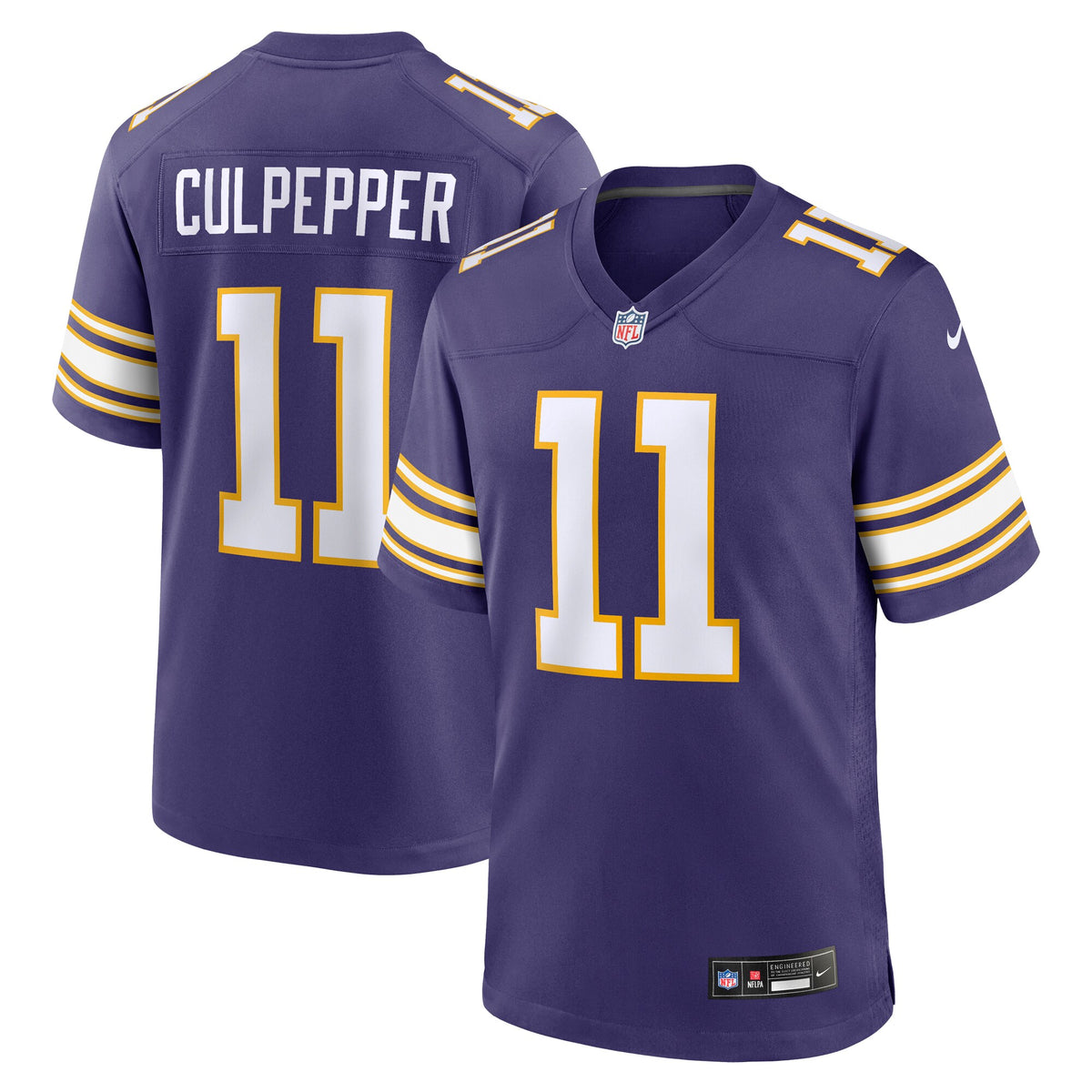 Daunte Culpepper Minnesota Vikings Nike Classic Retired Player Game Jersey   Purple