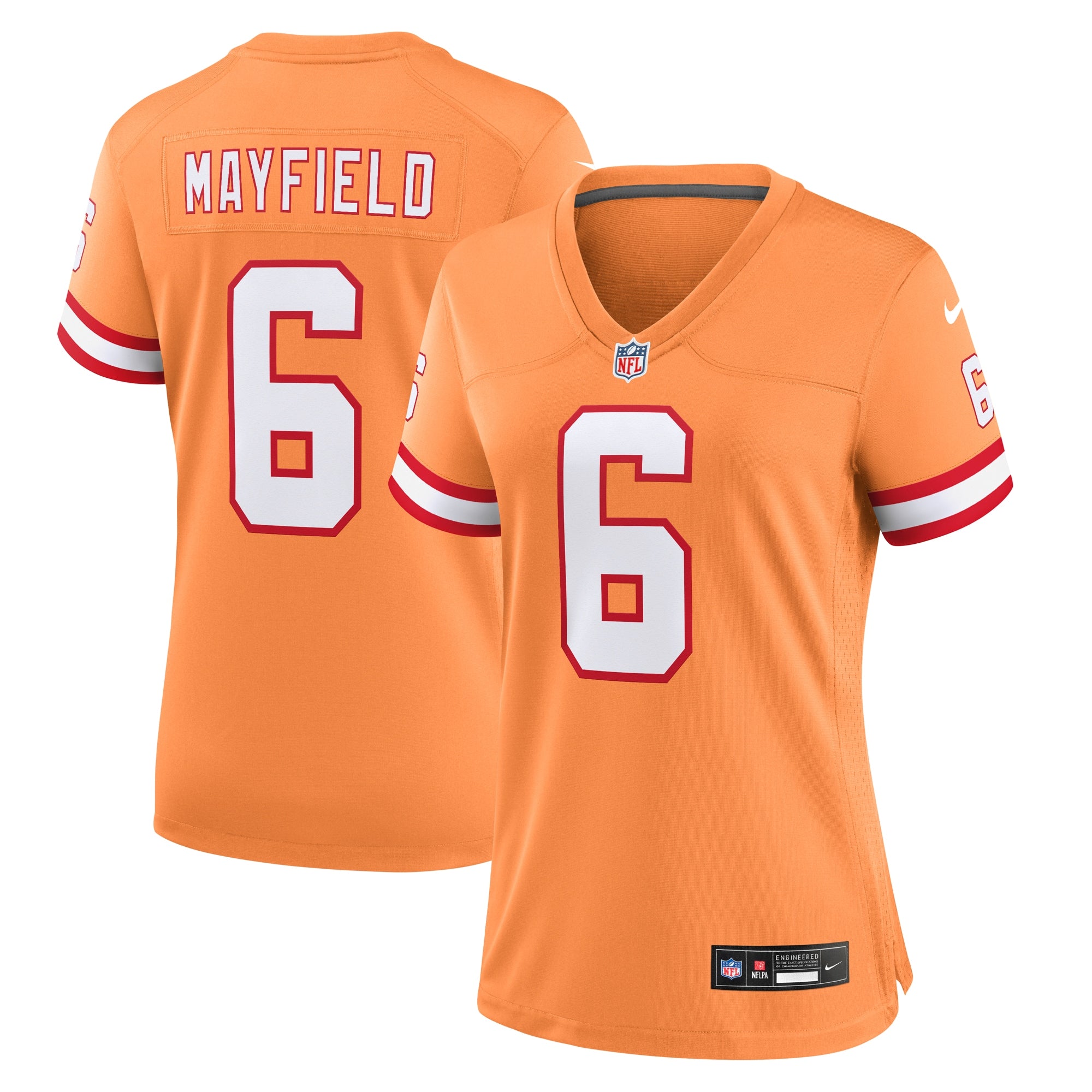 Baker Mayfield Tampa Bay Buccaneers Nike Women s Throwback Game Jersey   Orange