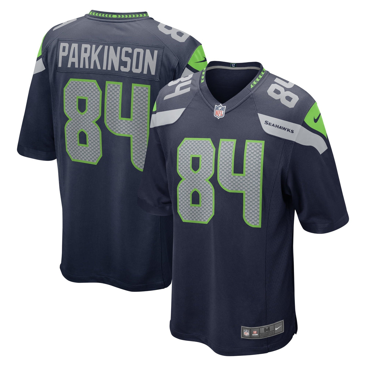 Men s Nike Colby Parkinson College Navy Seattle Seahawks Game Jersey