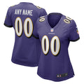 Baltimore Ravens Nike Women s Custom Game Jersey   Purple