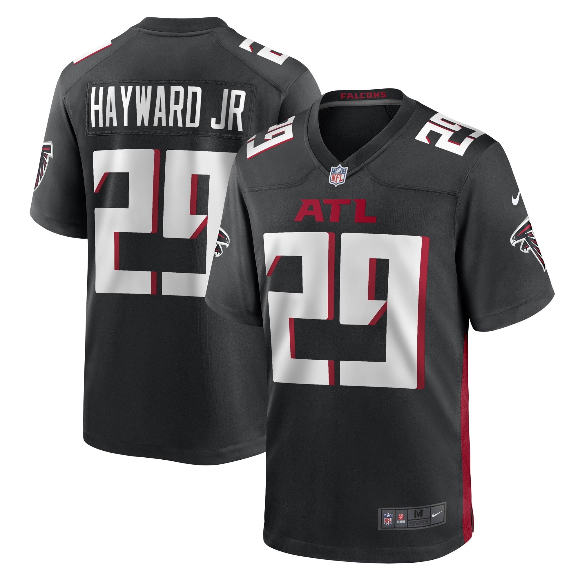 Men s Nike Casey Hayward Black Atlanta Falcons Game Player Jersey