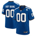 Indiana Nights Indianapolis Colts Nike Alternate Custom Game Jersey   Blue