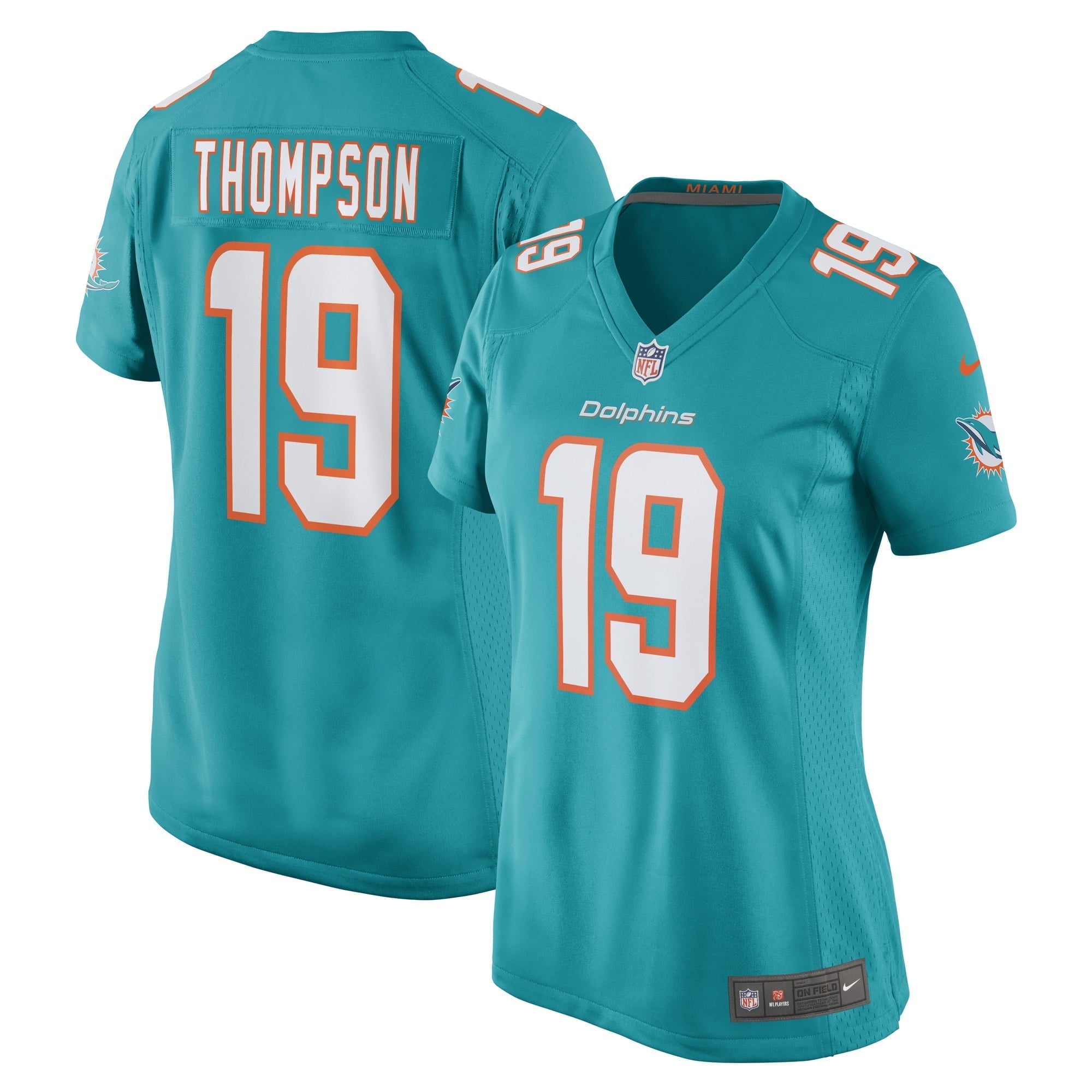 Women s Nike Skylar Thompson Aqua Miami Dolphins Game Player Jersey