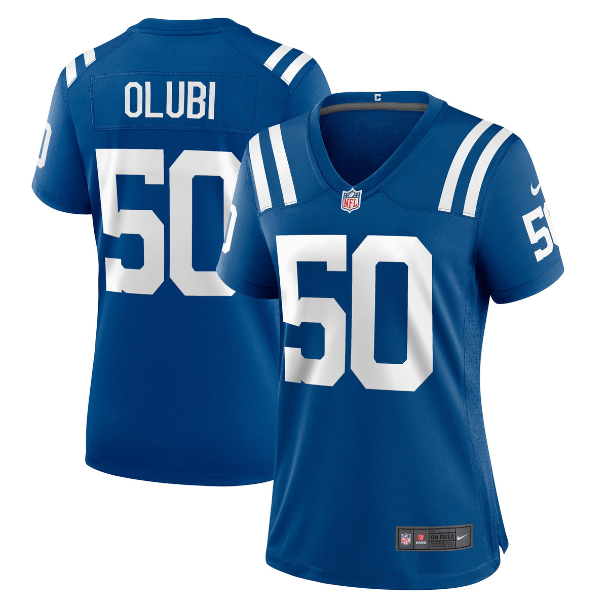Segun Olubi Indianapolis Colts Nike Women s Game Player Jersey   Royal